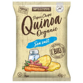Chips de quinoa con zanahorias y sal marina sin gluten BIO 45 g MCLLOYD'S